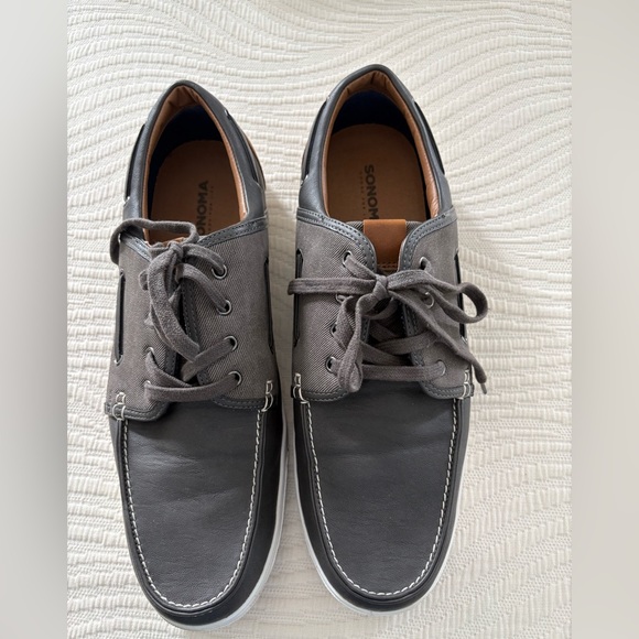 Men’s Sonoma Boat Shoes Sockless Style - Picture 1 of 5